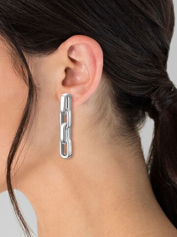 Yokoamii Earrings in Silver: front
