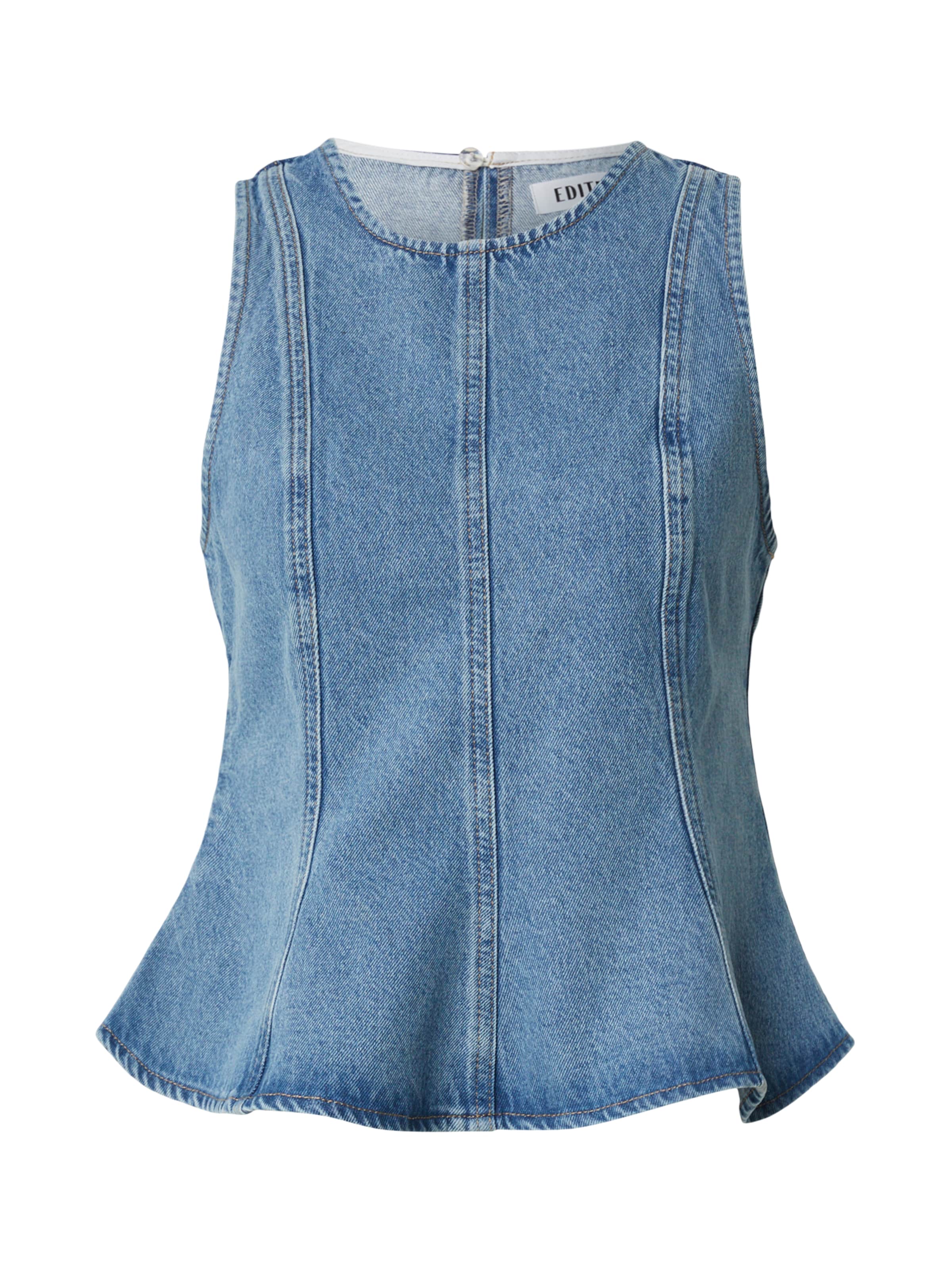 Haut 'Brenda' EDITED en bleu : devant
