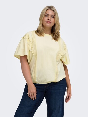 ONLY Carmakoma Bluse 'CARMalia' in Gelb: Vorderseite