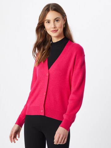 STREET ONE Knit cardigan in Pink: front