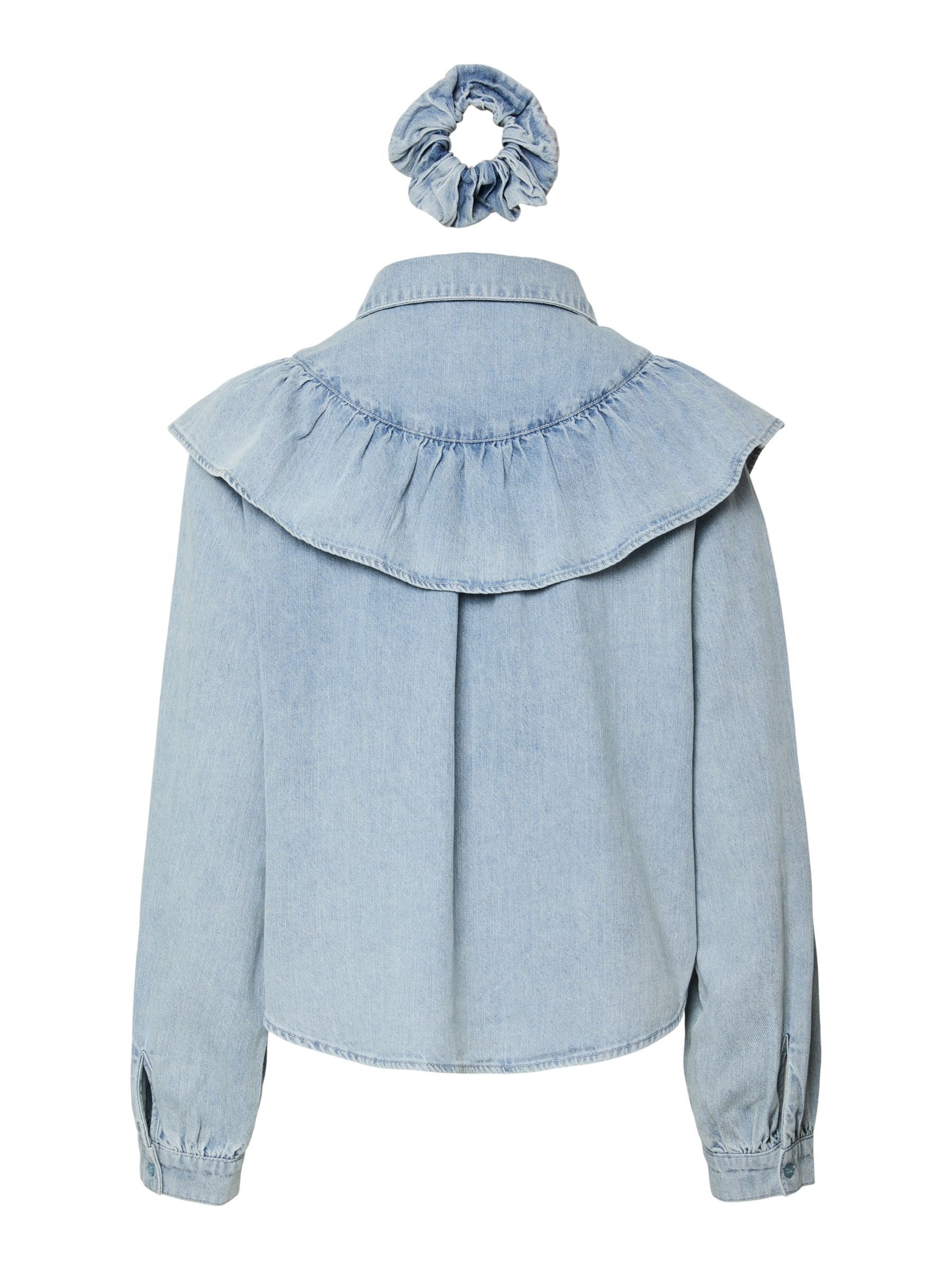 Chemisier 'PCBirke' PIECES en bleu