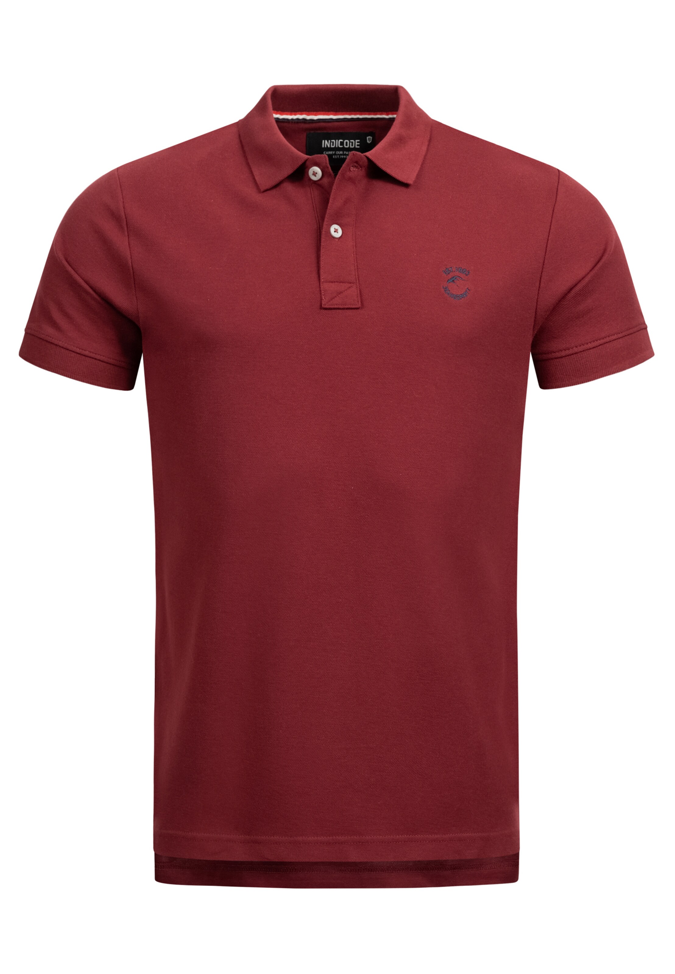 INDICODE JEANS Shirt ' Wadim ' in Rood: voorkant