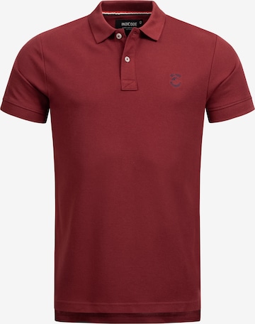 T-Shirt ' Wadim ' INDICODE JEANS en rouge : devant