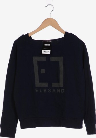 Elbsand Sweatshirt & Zip-Up Hoodie in S in Blue: front