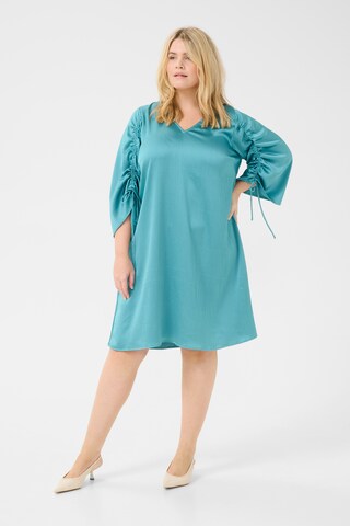 KAFFE CURVE Jurk 'Machel' in Blauw