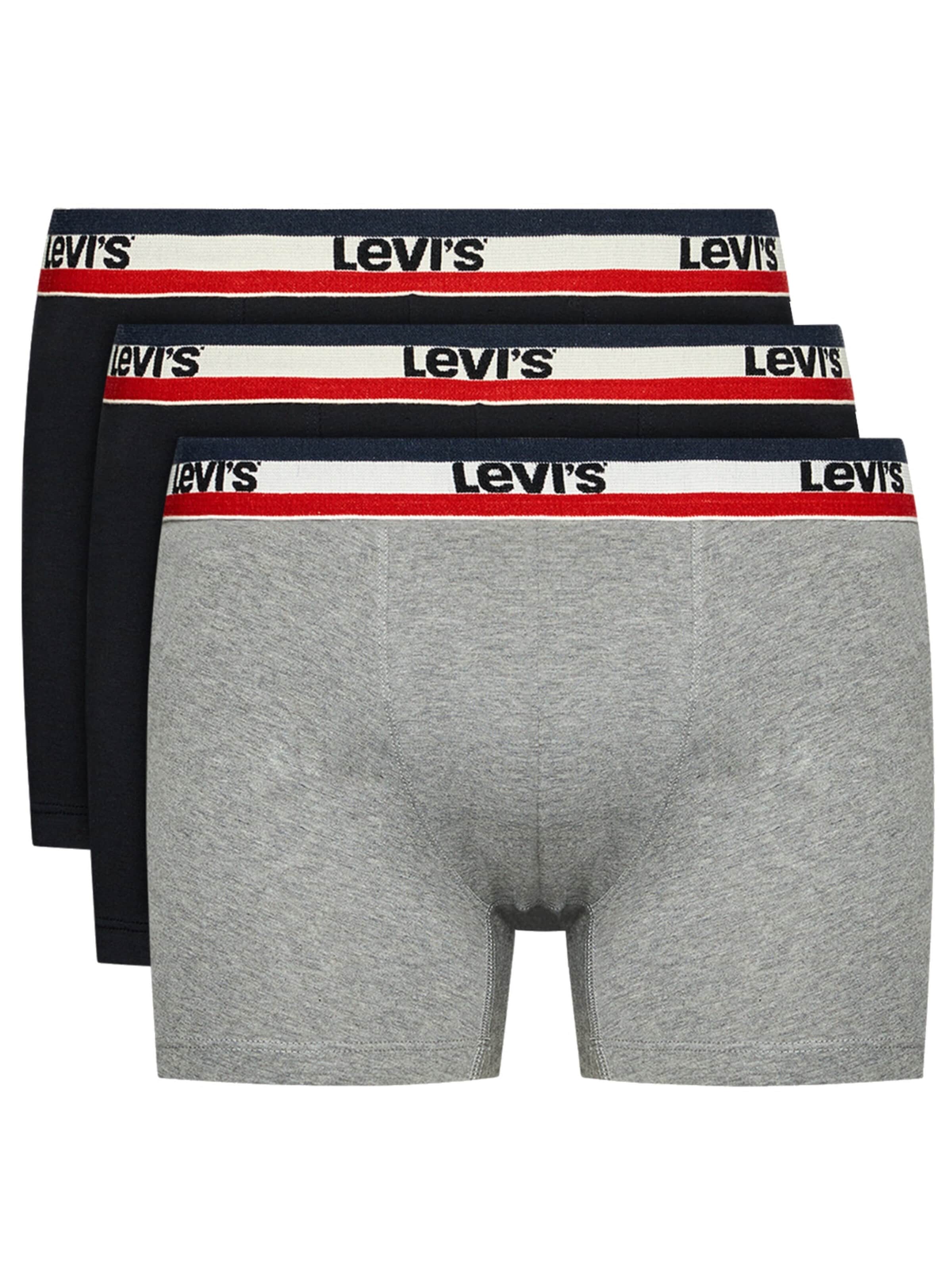 LEVI'S ® Boxers 'Levi's Boxer 3 Pairs Briefs' en S en noir, Vue avec produit