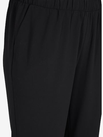 Zizzi Bootcut Hose 'Mia' in Schwarz