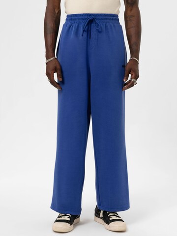 Loosefit Pantaloni 'Japanese Anemone' di VAMOS CLO in blu: frontale