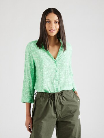 GERRY WEBER Blouse in Groen: voorkant