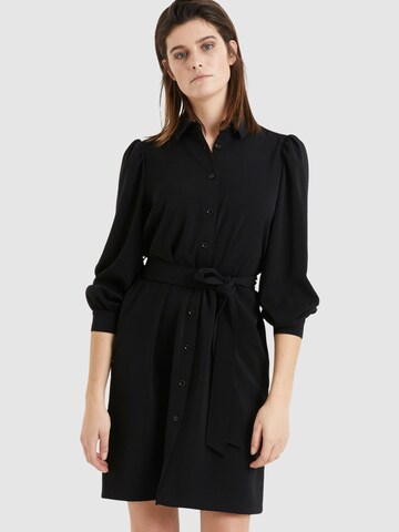 MARC AUREL Shirt Dress in Black: front