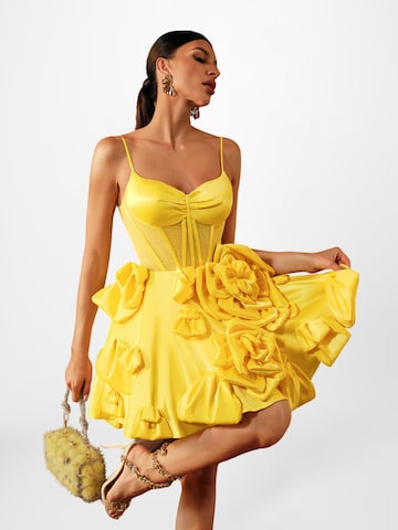 Mew Mews Dress 'Stanski' in Yellow: front
