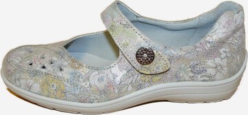 HASSIA Ballet Flats with Strap in Grey: front