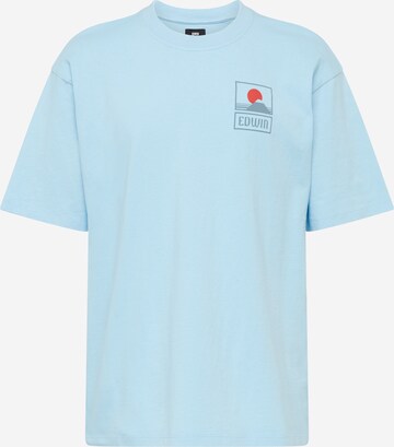 T-Shirt 'Sunset On' EDWIN en bleu : devant