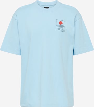 EDWIN Shirt 'Sunset On' in Blue: front