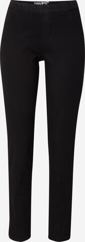 ZABAIONE Slim fit Pants 'Parade' in Black: front