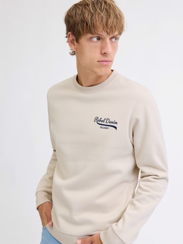 JJ Rebel Collegepaita 'JREBKIM' värissä beige