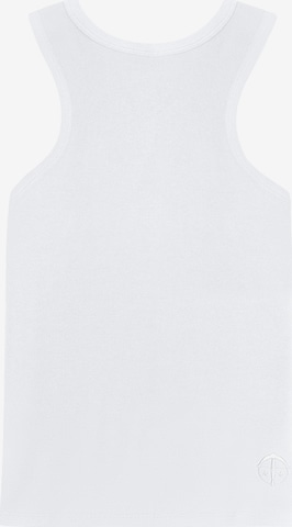 SCHIESSER Top 'SCHIESSER 150 YEARS' in Weiß: Vorderseite