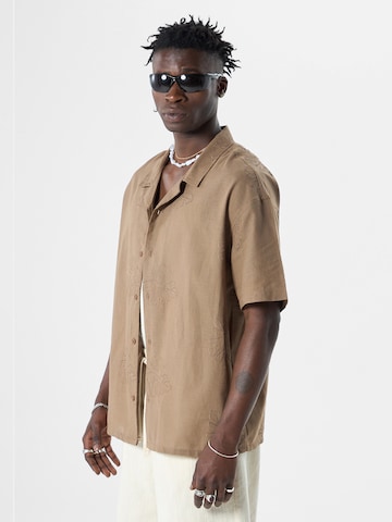 Comfort fit Camicia 'Yucca' di VAMOS CLO in beige