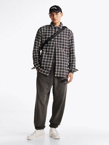 Tommy Jeans Comfort Fit Hemd in Schwarz