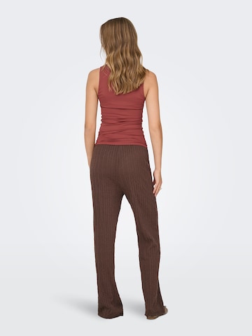 Wide leg Pantaloni 'ONLELLA' de la ONLY pe maro