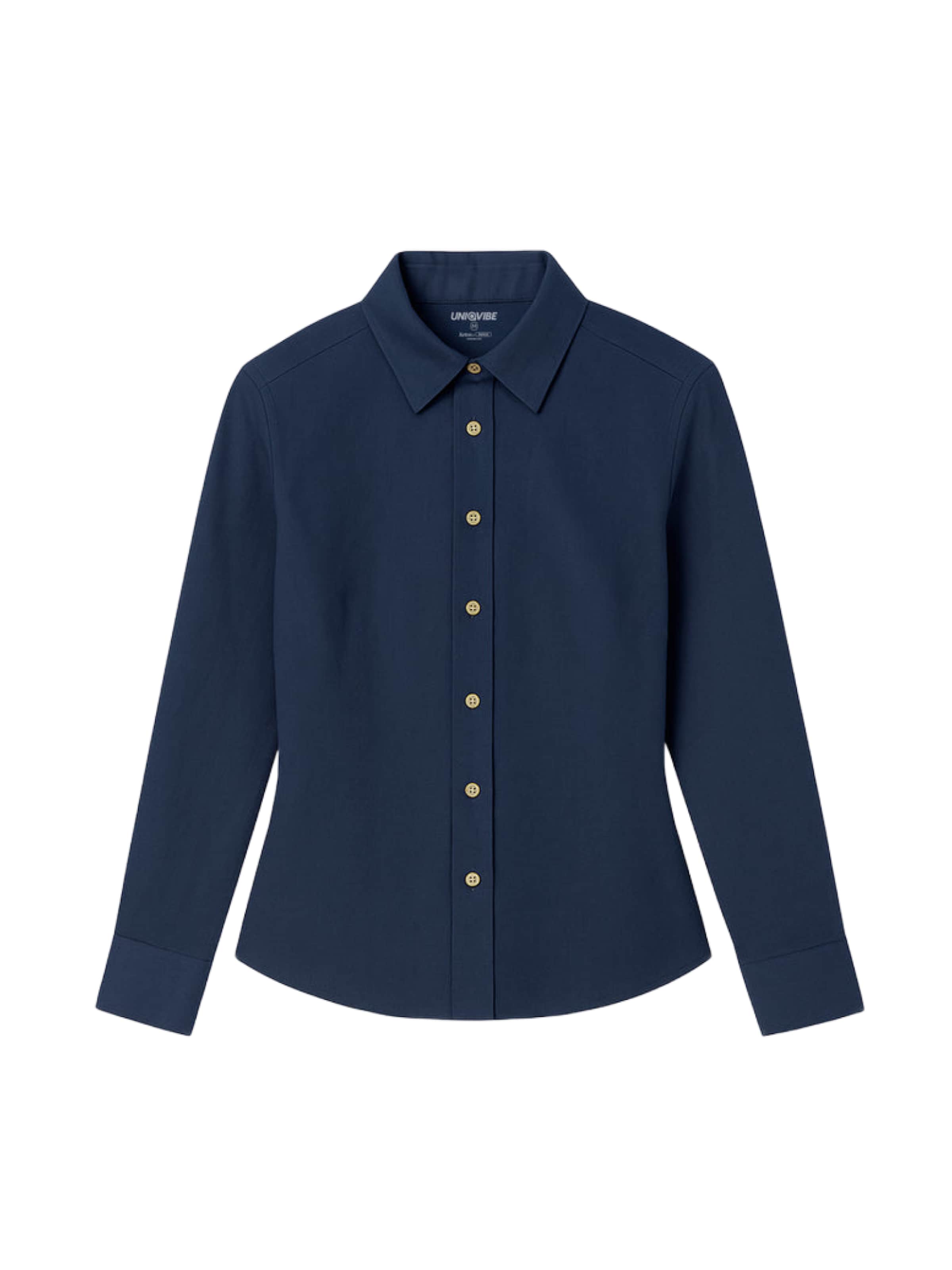 UNIQVIBE Bluse in Blau: Vorderseite