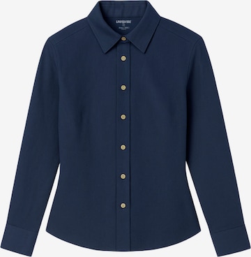 UNIQVIBE Bluse in Blau: Vorderseite