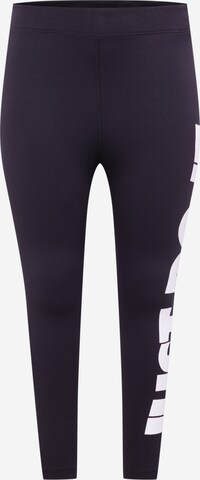 Nike SportswearSkinny Tajice - crna boja: prednji dio