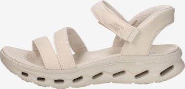 SKECHERS Sandal 'Slip-Ins: Go Walk Glide-Step' in Beige: front