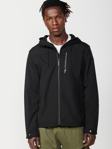 KOROSHI Välikausitakki värissä musta: etupuoli