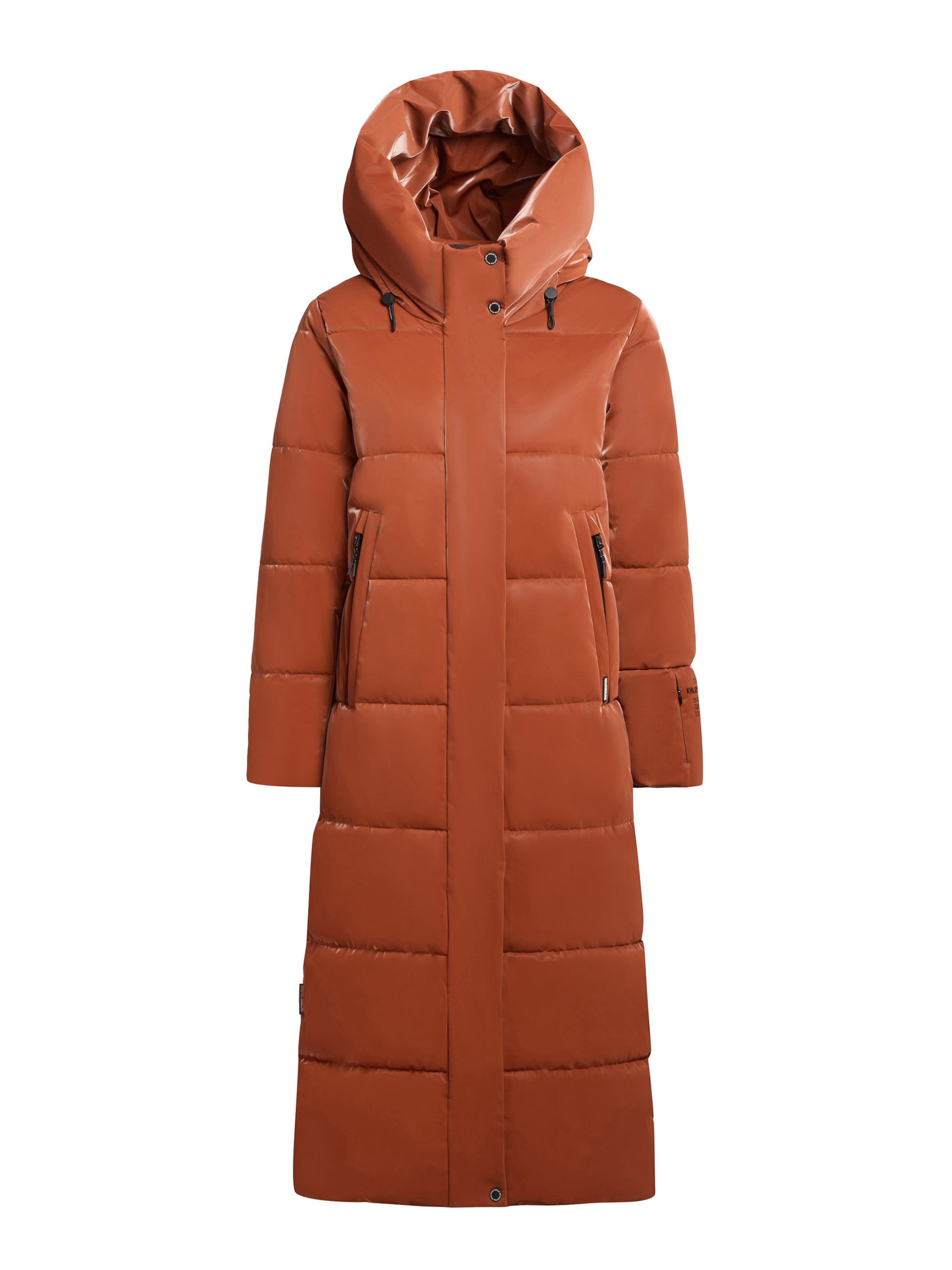 khujo Steppmantel 'Soulani5 Shiny' in braun, Produktansicht