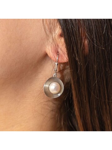 Boucles d'oreilles Zeeme en blanc