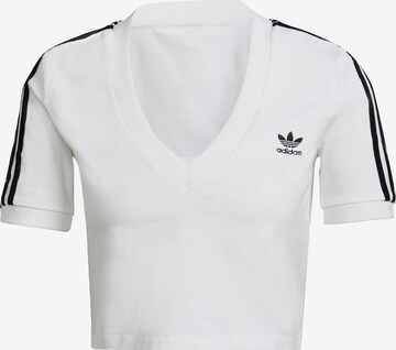 ADIDAS ORIGINALS T-shirt i vit: framsida