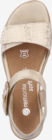 REMONTE Strap Sandals in Beige