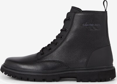 Calvin Klein Jeans Bottines à lacets en noir, Vue avec produit