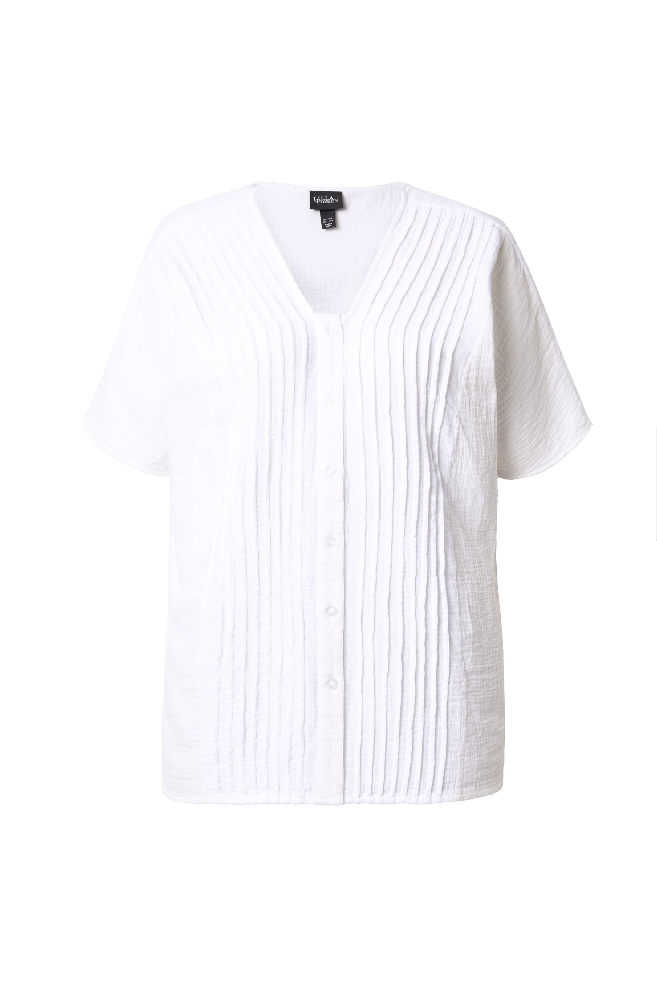 Ulla Popken Bluse in Weiß: Vorderseite