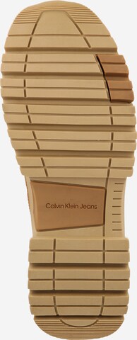 Calvin Klein Jeans Боти с връзки в кафяво