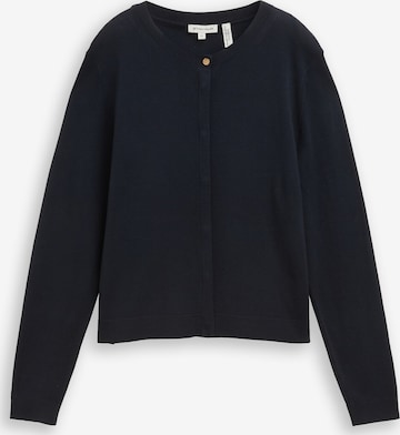 Cardigan TOM TAILOR en bleu : devant