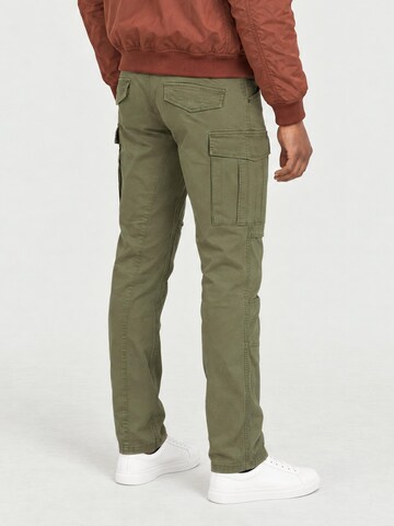 yazubi Regular Cargo Pants 'Jayden' in Green