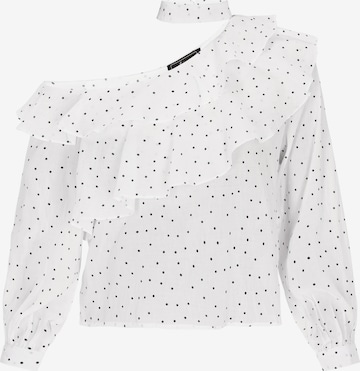 Chemisier faina en blanc : devant