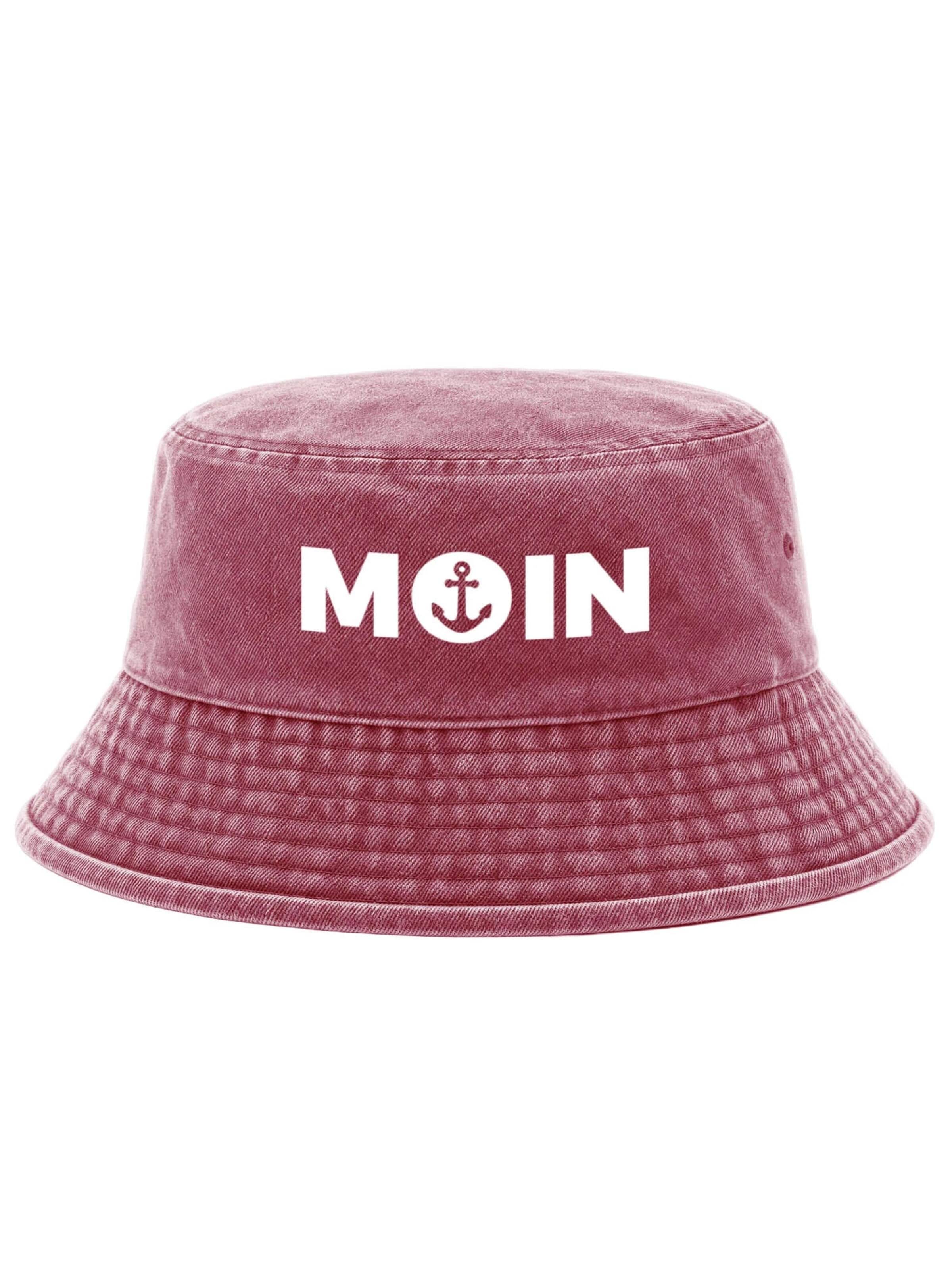 Neverless Hat 'Moin' in Red: front
