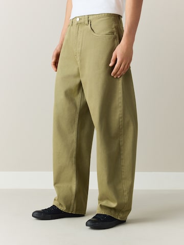 Next Baggy Jeans in Grün: Vorderseite