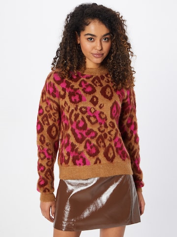 ONLY Sweater 'ASHLEY' in Brown: front