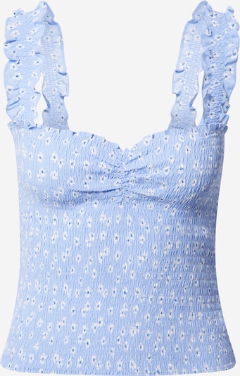 Top 'JULIET' Envii pe albastru deschis / alb, Vizualizare produs
