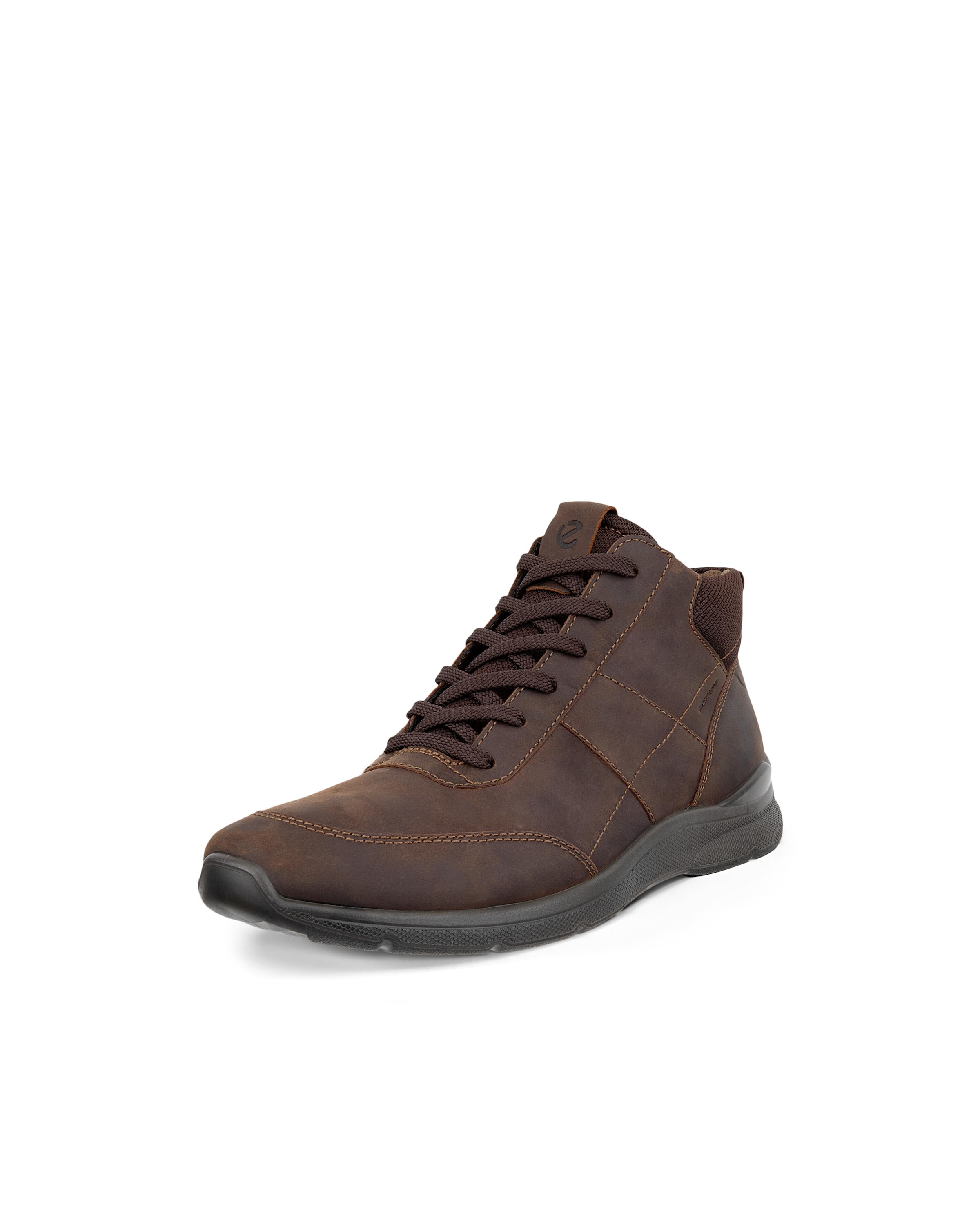 ECCO Lace-Up Boots in Brown: front