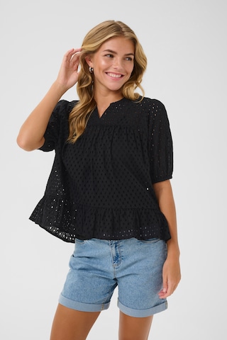Kaffe Blouse 'KARumba' in Zwart: voorkant