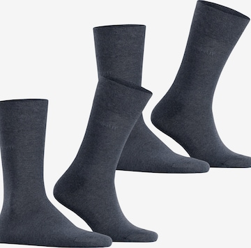 ESPRIT Socks 'Basic Easy 2-Pack' in Blue: front