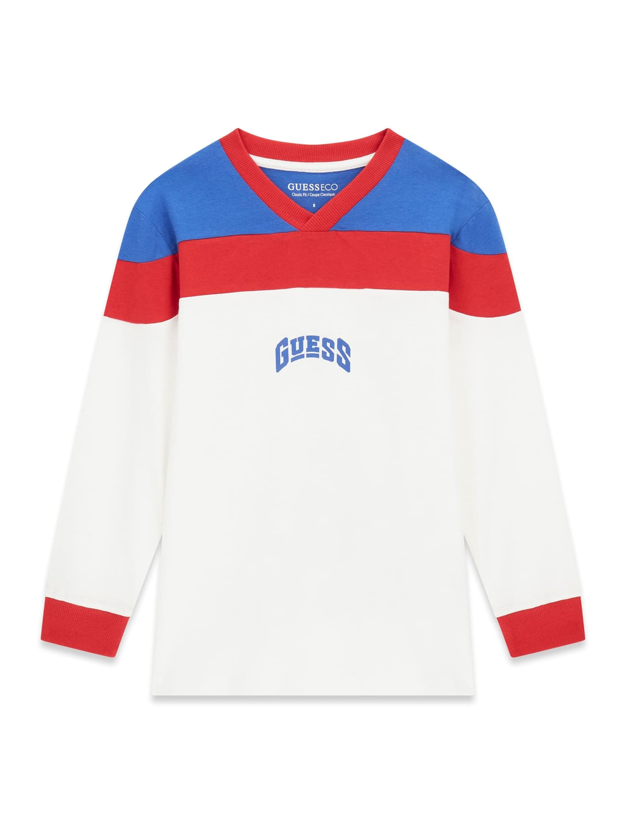 GUESS Sweatshirt in Weiß: Vorderseite