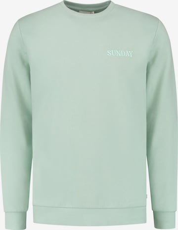 Shiwi Sweatshirt 'Sunday' in Groen: voorkant
