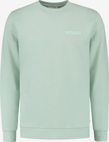 Shiwi - Sweatshirt 'Sunday' em verde: frente