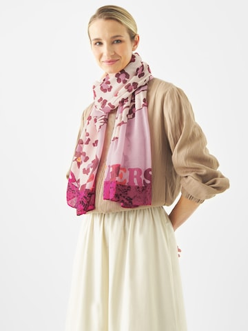 Écharpe CODELLO en rose : devant